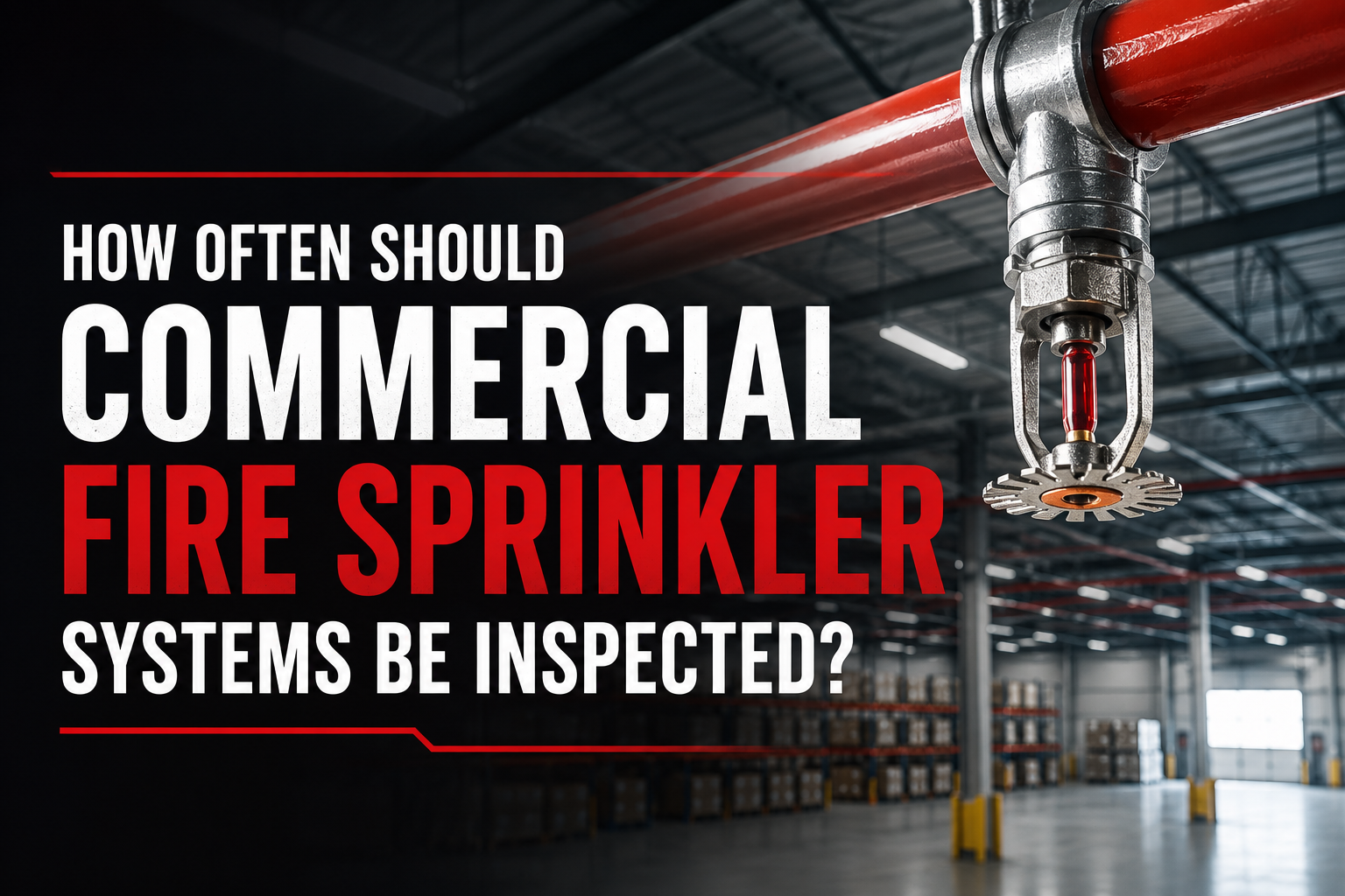 How Often Should Commercial Fire Sprinkler Systems Be Inspected
